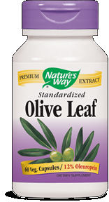 Olive Leaf, Standardized (60 caps) Nature's Way
